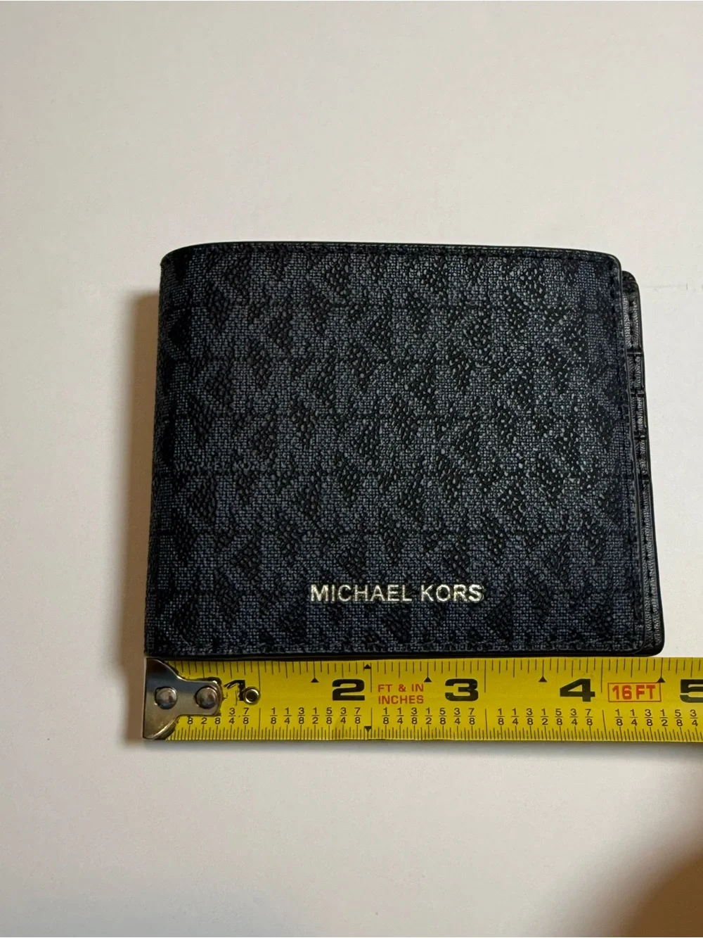 Michael Kors Cooper Logo Billfold Wallet with Removable Passcase Navy